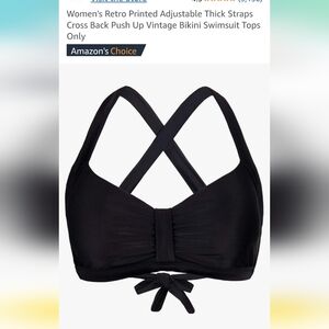 Balasami Retro Adjustable Thick Strap Bikini Top Medium T31